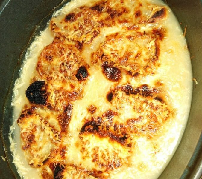 Cliquez pour zoomer ! Gratinée à l’oignon Thermomix par duduchette