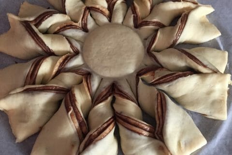 Cliquez pour zoomer ! Brioche étoilée au Nutella Thermomix par krisorka