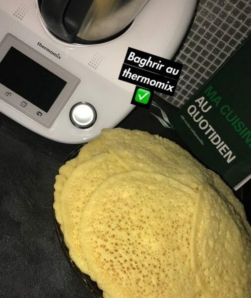 Cliquez pour zoomer ! Baghrir (crêpes mille trous) Thermomix par Nabila38