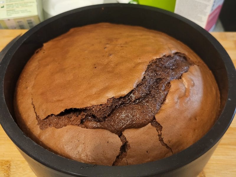 Cliquez pour zoomer ! Gâteau au yaourt et chocolat Thermomix par Loudie