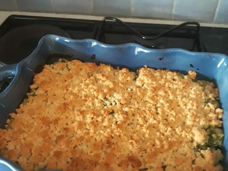 Cliquez pour zoomer ! Crumble poulet, courgettes et parmesan Thermomix par lapco85