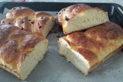 Cliquez pour zoomer ! Brioche tressée à la mie filante Thermomix par Nomie