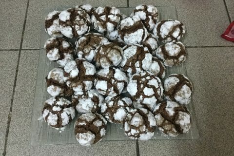 Cliquez pour zoomer ! Craquelés au chocolat Thermomix par Nomie