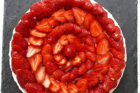 Cliquez pour zoomer ! Tarte aux fraises sans cuisson Thermomix par melagie14