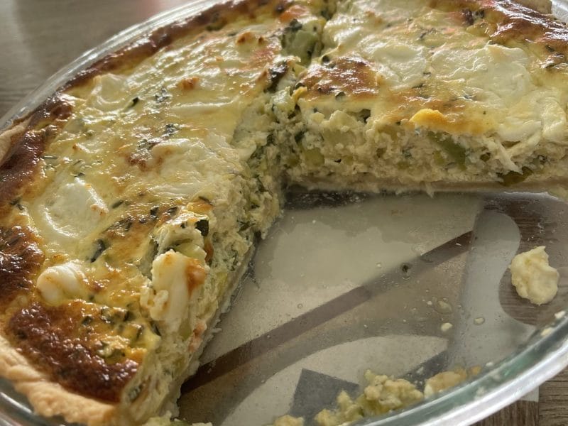 Cliquez pour zoomer ! Quiche saumon et courgettes Thermomix par Adeline_14