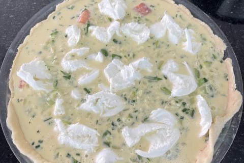 Cliquez pour zoomer ! Quiche saumon et courgettes Thermomix par Adeline_14