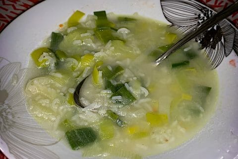 Cliquez pour zoomer ! Soupe de poireaux à la ciboulette au Thermomix