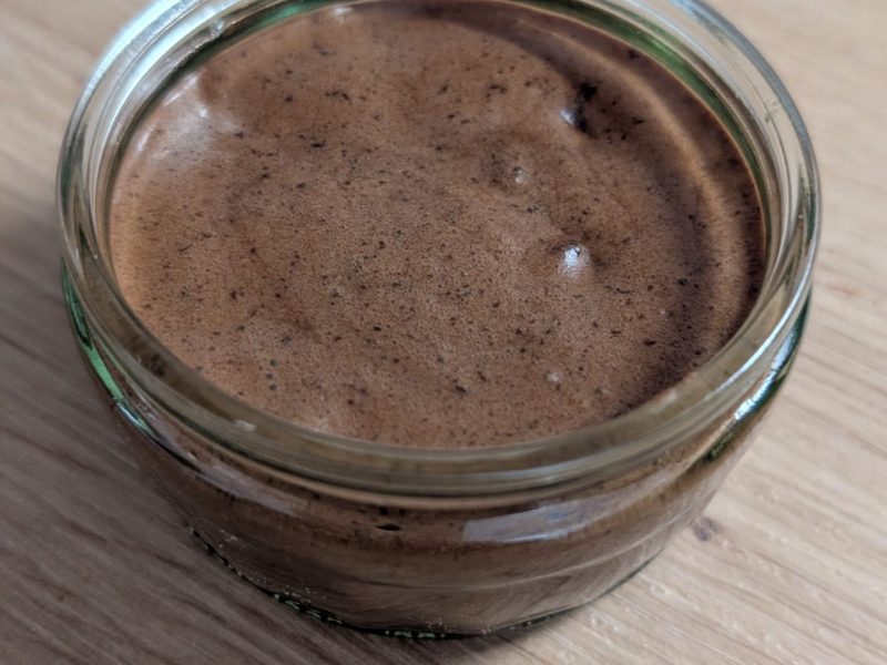 Cliquez pour zoomer ! Mousse au chocolat au jus de pois chiche Thermomix par tacha0812