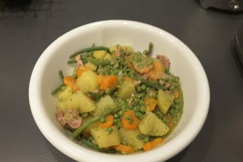 Cliquez pour zoomer ! Jardinière de légumes aux lardons au Thermomix