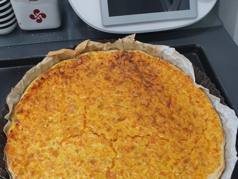 Cliquez pour zoomer ! Tarte à la carotte Thermomix par batibeuil
