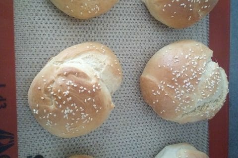 Cliquez pour zoomer ! Pains hamburger Thermomix par cookelo