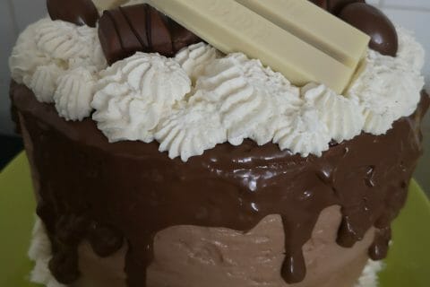 Cliquez pour zoomer ! Layer cake Kinder Bueno Thermomix par cookelo