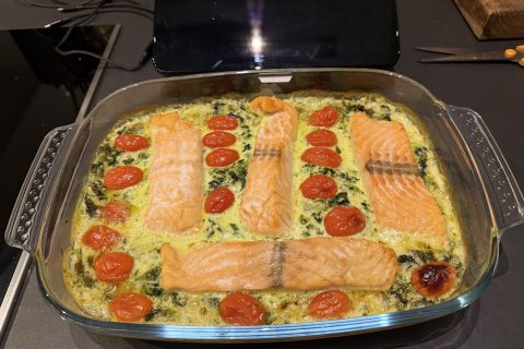 Cliquez pour zoomer ! Saumon à la Toscane Thermomix par carineja