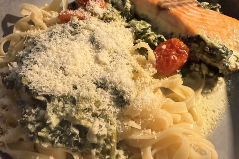 Cliquez pour zoomer ! Saumon à la Toscane Thermomix par carineja