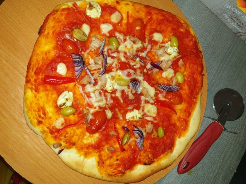 Cliquez pour zoomer ! Pizza 4 fromages Thermomix par Rasy