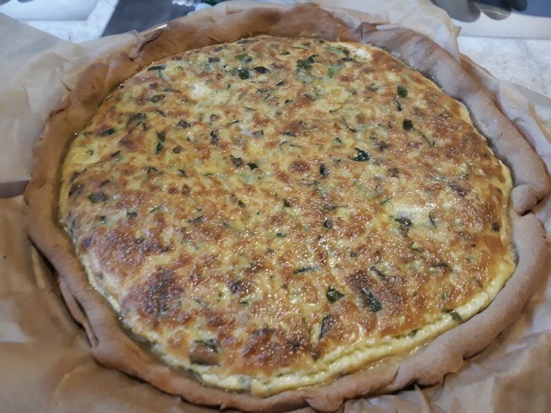 Cliquez pour zoomer ! Quiche saumon et courgettes Thermomix par Pascalou