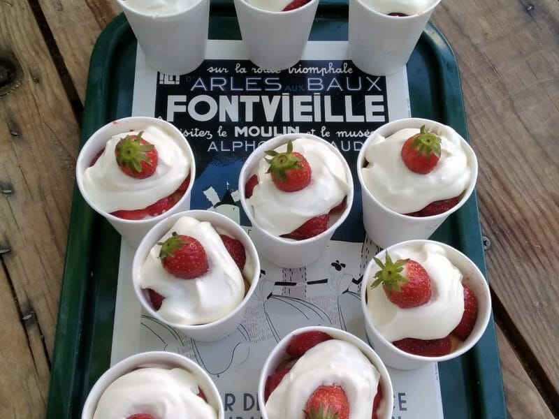 Cliquez pour zoomer ! Délices fraises et chocolat blanc Thermomix par Pascalou
