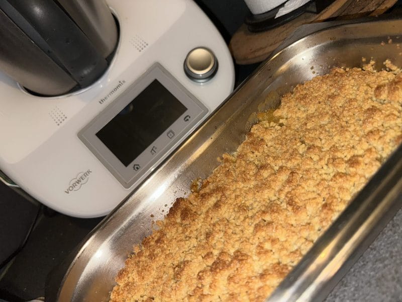 Cliquez pour zoomer ! Crumble aux Pommes Thermomix par Ceciii13