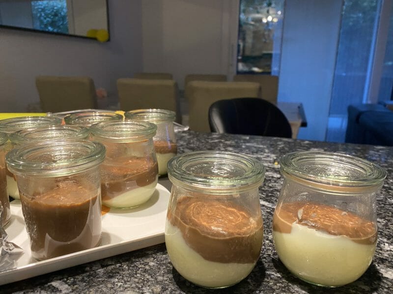 Cliquez pour zoomer ! Crème dessert au deux saveurs Thermomix par susannecc