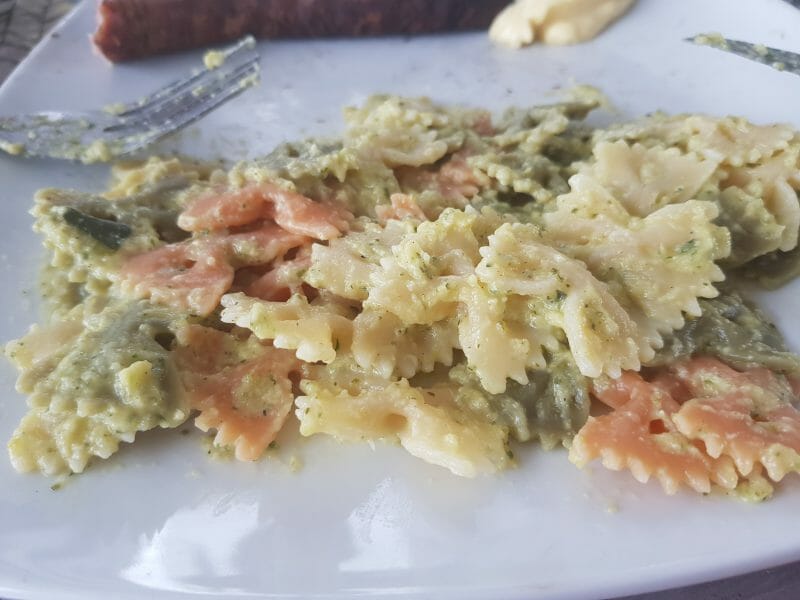 Cliquez pour zoomer ! Farfalle à la crème de courgettes Thermomix par Celine_42