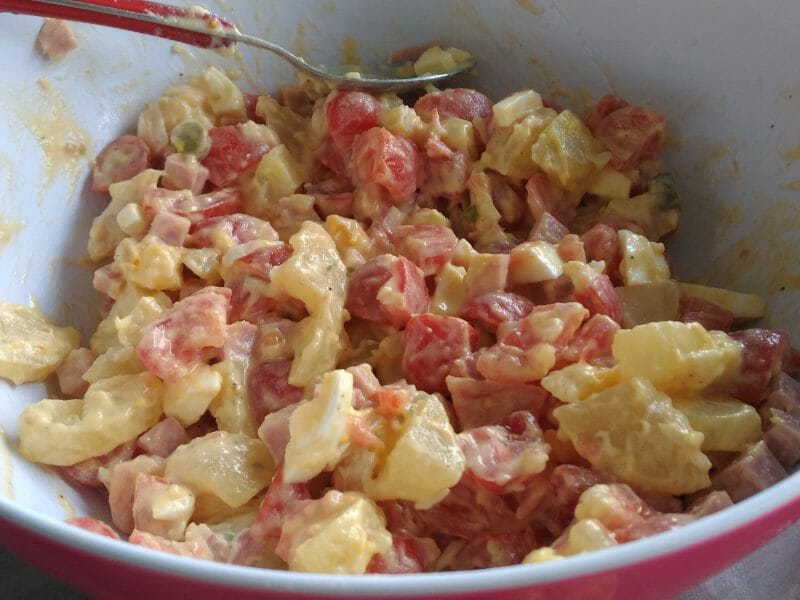 Cliquez pour zoomer ! Salade piémontaise Thermomix par Celine_42