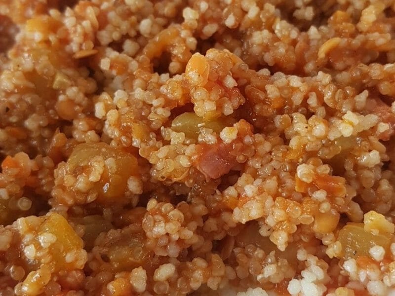 Cliquez pour zoomer ! Concombre cuit lardons tomate paprika Thermomix par Celine_42