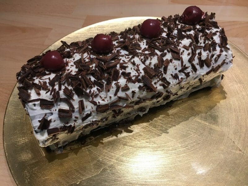 Buche Foret Noire Au Thermomix Cookomix Buche Foret Noire Au Thermomix Cookomix
