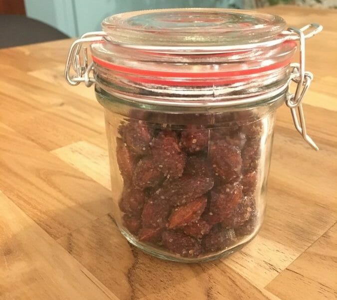 Cliquez pour zoomer ! Amandes grillées à la cannelle et au miel Thermomix par nani59