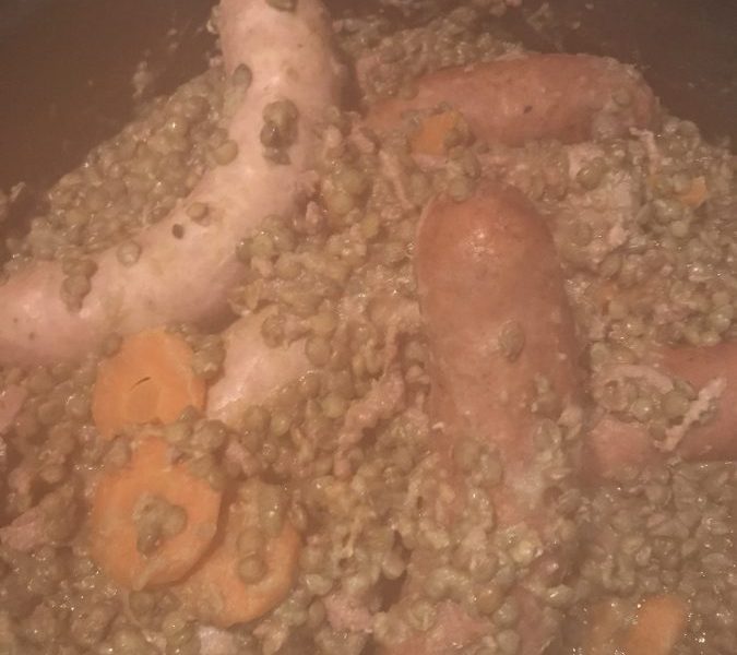 Cliquez pour zoomer ! Lentilles et ses saucisses Thermomix par Mikael_1