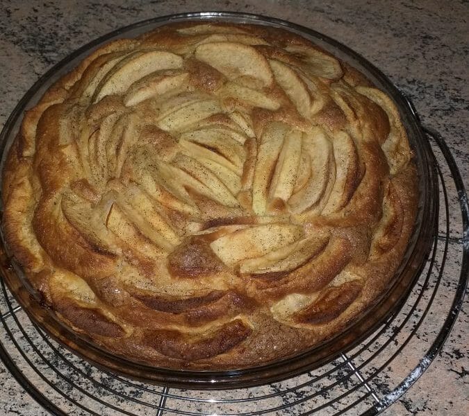 Cliquez pour zoomer ! Gâteau aux pommes et mascarpone Thermomix par Marie1701