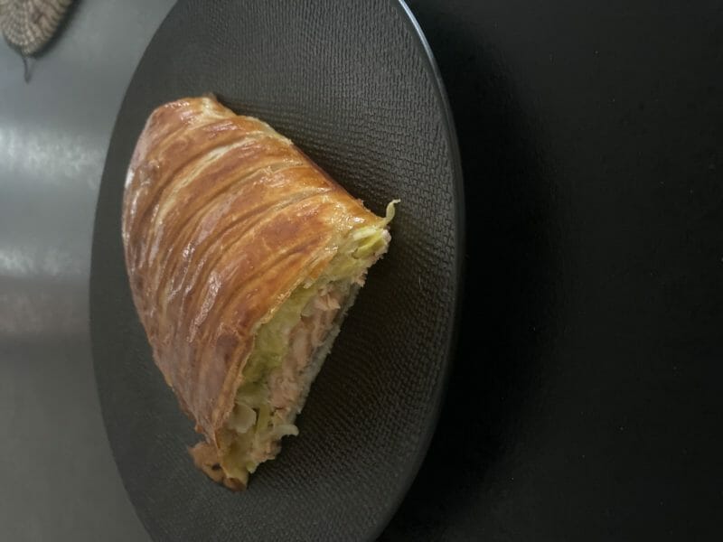 Cliquez pour zoomer ! Feuilleté saumon et poireaux Thermomix par Bichette34