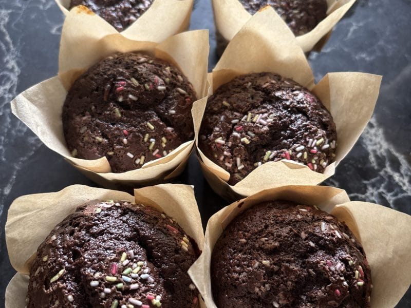 Cliquez pour zoomer ! Gâteau au chocolat et courgettes Thermomix par Bichette34