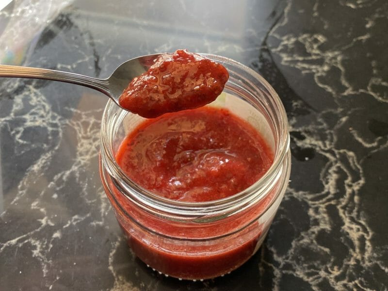 Cliquez pour zoomer ! Crufiture de fraises Thermomix par Bichette34