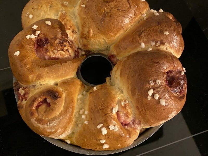 Cliquez pour zoomer ! Brioche tressée à la mie filante Thermomix par Bichette34