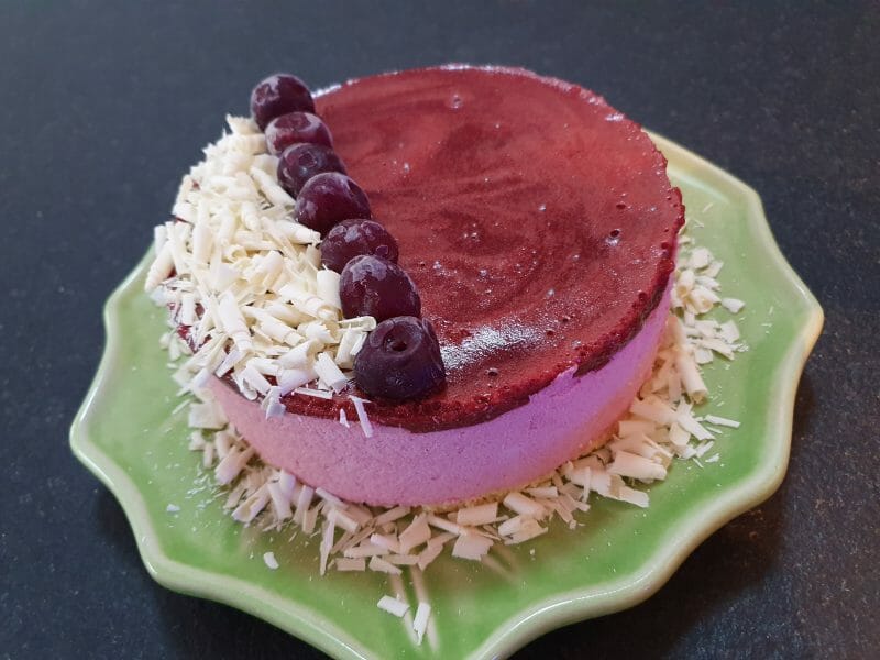 Cliquez pour zoomer ! Bavarois aux framboises Thermomix par nounou25