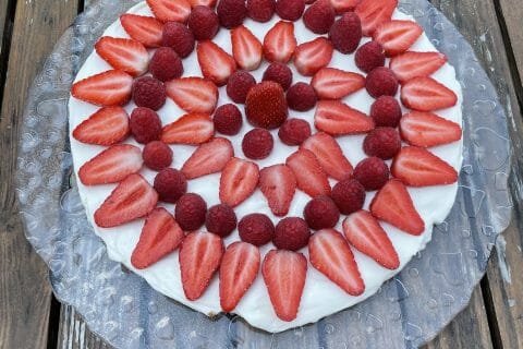 Cliquez pour zoomer ! Tarte aux fraises sans cuisson Thermomix par Vio_Lette