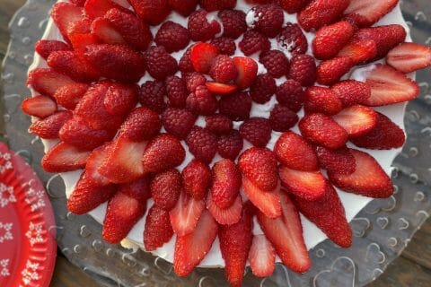 Cliquez pour zoomer ! Tarte aux fraises sans cuisson Thermomix par Vio_Lette