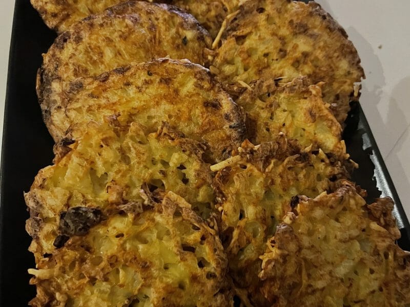 Cliquez pour zoomer ! Galettes de pommes de terre au four Thermomix par Vio_Lette