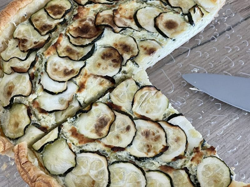 Cliquez pour zoomer ! Tarte courgettes et ricotta Thermomix par Vio_Lette