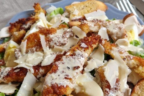 Cliquez pour zoomer ! Salade César Thermomix par Herve-Jannick