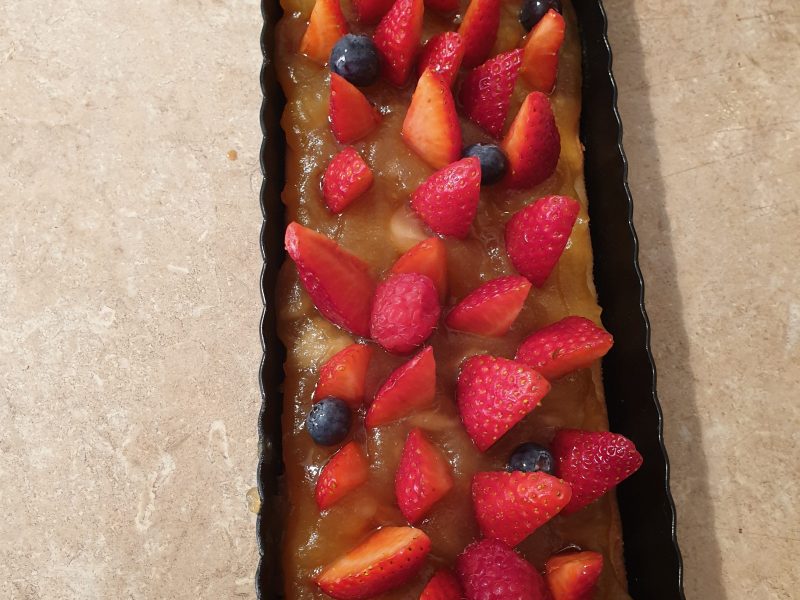 Cliquez pour zoomer ! Tarte à la rhubarbe Thermomix par adsp