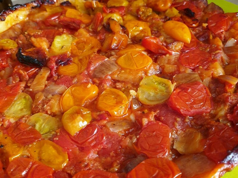 Cliquez pour zoomer ! Tatin de tomates cerises à la tapenade Thermomix par adsp