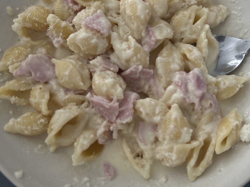 Cliquez pour zoomer ! Tortellini sauce crémeuse au jambon Thermomix par julie_2617