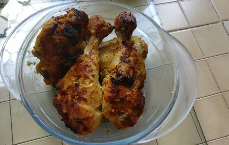 Cliquez pour zoomer ! Poulet tandoori et sauce raïta Thermomix par sandali