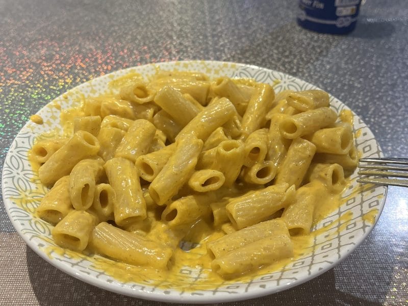Cliquez pour zoomer ! Tortiglioni à la crème de butternut confite au four Thermomix par Misstaire