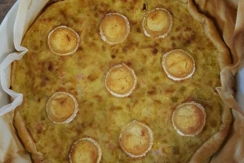 Cliquez pour zoomer ! Tarte aux poireaux au Thermomix