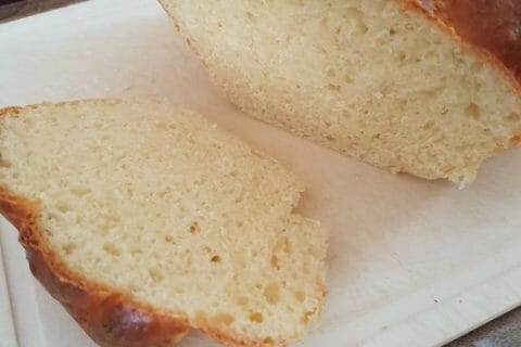 Cliquez pour zoomer ! Brioche tressée à la mie filante au Thermomix