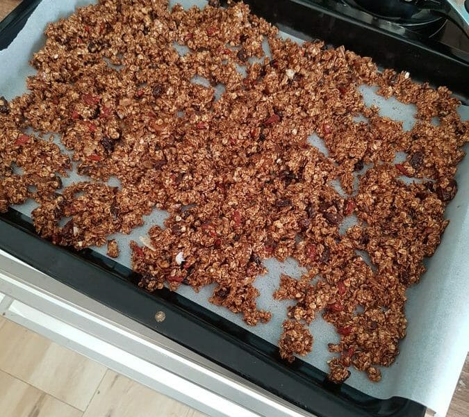 Cliquez pour zoomer ! Granola au chocolat Thermomix par AF