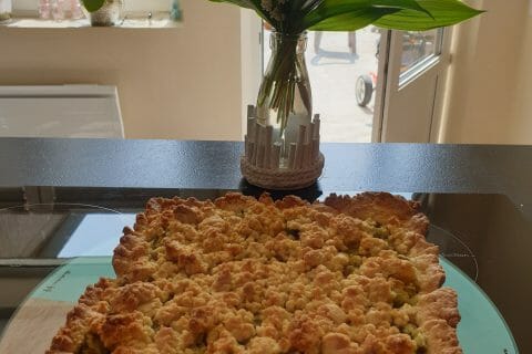 Cliquez pour zoomer ! Cookie-crumble rhubarbe framboises Thermomix par LN2812