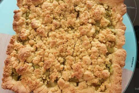 Cliquez pour zoomer ! Cookie-crumble rhubarbe framboises Thermomix par LN2812